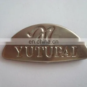 Custom Engraved Logo Metal Private Labels for Women Jeans thumbnail-2