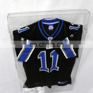 Manufacture of Plexiglass Sport t Shirt Frame Cases Football Acrylic Jersey Display Case thumbnail-1