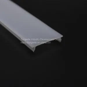 Customized Plastic Profile LED Light Cover Light Lamp Shade LED Strip Light Diffuser thumbnail-1