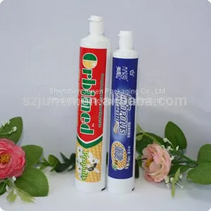 Aluminum Plastic Toothpaste Tube With Flip Cap thumbnail-1