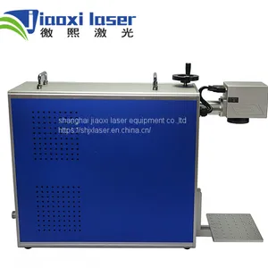 Protable 20w Fiber Laser Marking Machine for Rings, Metal, Stainless Steel With Rotary thumbnail-3
