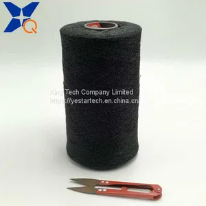 Black Ne21/2plies 10% Stainless Steel Blend 90% Polyester Fiber for Touch Screen Gloves Perfect Hand Feeling -XT11323 thumbnail-3
