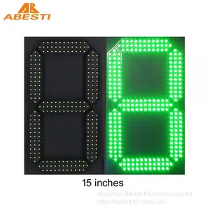 18 Inch 7 Segment Outdoor Led Display White Red Green Yellow thumbnail-4