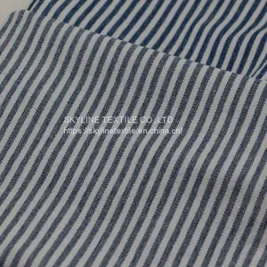 Light Weight Cotton Spandex Stripe Twill Light Weight Stripe Twill Supplier Soft Handfeel Stripe Twill thumbnail-3