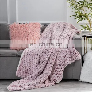 Luxurious Quality Soft Plush 100% Polyester Winter Throw Faux Fur Blanket thumbnail-1