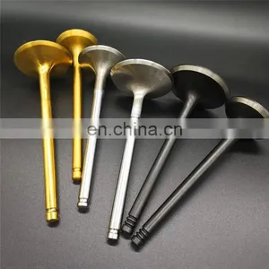 Generator Chromed Engine Valve Exhaust 65.04101-0367B For Doosan P158LE P180LE P222LE thumbnail-2