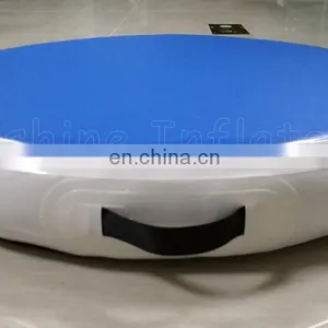 Purple Inflatable Gymnastics Airspot Tumbling Mat Circle Round Air Track Air Spot For Gym thumbnail-3
