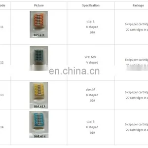 Geyi Titanium Clips Surgical Titanium Ligation Clips thumbnail-7