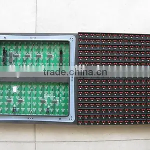 Front Service 256x256mm P16 16x16dots RG Tri-color Led Cross Display Module thumbnail-1