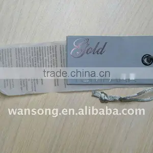 Embossed Logo Plastic Seal Tag, Brand Logo Hang Tag for Garment thumbnail-3