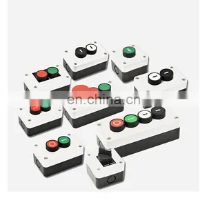 Waterproof Button Switch Emergency Stop Industrial Handhold Control Box, Push Button Switch Control Station Box thumbnail-3