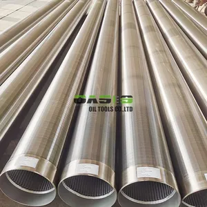 6inch Stainless Steel 316L Continuous Slot Wire Wrapped Johnson Screens Pipe thumbnail-1