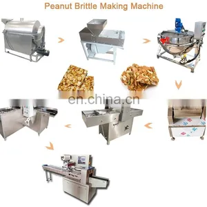 Good Performance Macadamia Nuts Fruits Snack Bars Peanut Chikki Making Machines thumbnail-2