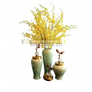Nordic Hand Painted Custom Mat Ceramic Vase For Home Decor thumbnail-1