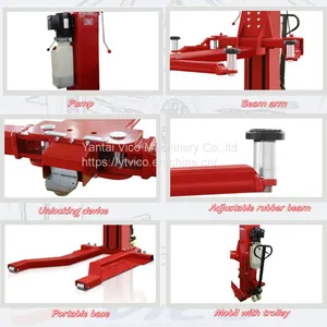 Mobile Hydraulic Single Post Car Lift Machine # V-JZD-A-1527 thumbnail-4