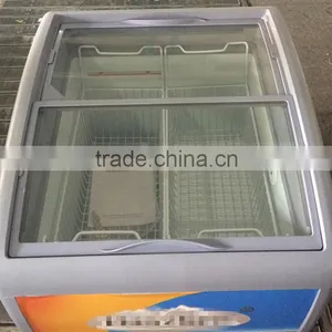 Supermarket Open Freezer Mini Icecream Freezer Showcase thumbnail-6