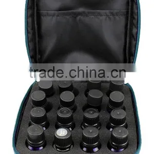 Custom 16 Bottle Essential Oil Carrying Case,soft Blue Essential Oil Bag to Hold 5ml,10ml and 15ml,essential Oil Travel Case thumbnail-3