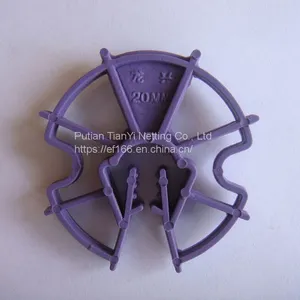 PE/PP 15-20mm Wheel Style Plastic Spacer Protective Layer of Reinforcing Steel Bar Applied in the Civil thumbnail-5