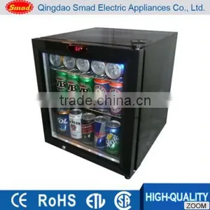 Hotel Use Portable Single Glass Door Counter Top Mini Drink Visi Cooler thumbnail-3