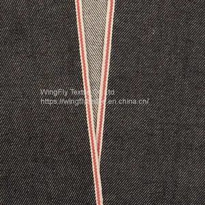 11.7oz 99% Cotton 1% Elastic Right Twill Denim Material Skinny Selvedge Jeans Fabric W281324 thumbnail-4