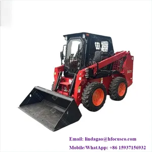 2024 Latest Model LiuGong 3.8Ton Wheel Skid Steer Loader CLG385B With High Flow Hydraulic System thumbnail-1