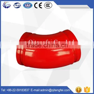 Putzmeister Schwing Cifa Sermac Junjin Sany Zoomlion IHI Concrete Pump Boom Elbow Twin Wall R275 90deg 45deg 30deg thumbnail-3