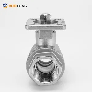 [RUOTENG] ISO 2PC Casting Stainless Steel High Platform Ball Valve thumbnail-5