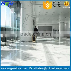 Popular Stone Product Natural Polished Italy White Marble Tiles thumbnail-1