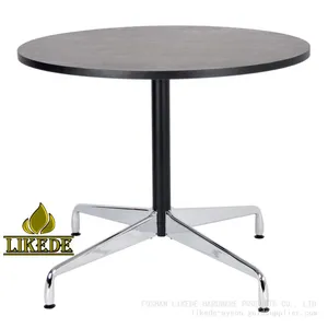 Morden Design Metal Base Banquet Table With Melamine Top for Dining Bedroom Workshop or Hospital Use thumbnail-1