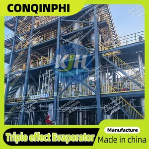 Double Four-effect Evaporator for Dairy Product Evaporation With CIP System thumbnail-1