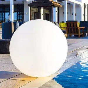 New Solar Garden Ball Light IP65 LED Three Color White Light RGB Adjustable Water-Resistant Solar Ball Light thumbnail-5