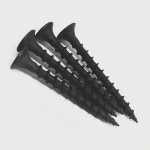 China Manufacturer Gypsum Board Screws for Partition Wall, Grey Phosphate Coarse Thread Sharp Point, No Snapping Design thumbnail-1