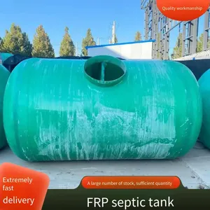 Finished and In-stock Grp Three-compartment Septic Tank for Campus Sewage, Buried Underground Purification and Treatment Facility thumbnail-1