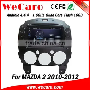 Wecaro Android 4.4.4 Car Multimedia System 8" in Dash for Mazda 2 Car Dvd Android Android Mirror Link 2010-2012 thumbnail-1