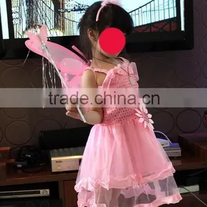 New Design Small Girl Kids Latin Dance Shirt for Cosplay Party thumbnail-6
