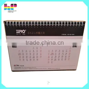 Spiral Bound Calendar Fancy Design and Best Printing of Table Calendar thumbnail-6