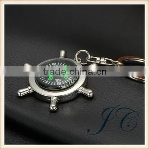 2015 Hot Sale High Quality Zinc Alloy Compass Keychain With OEM Logo thumbnail-2