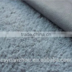 Best Selling Grey Rabbit Fur Fabric thumbnail-2