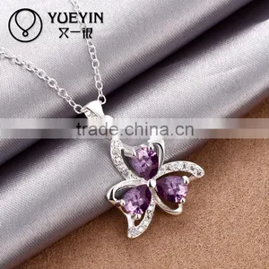 Factory Wholease Fashion Plated Silver Necklace thumbnail-3