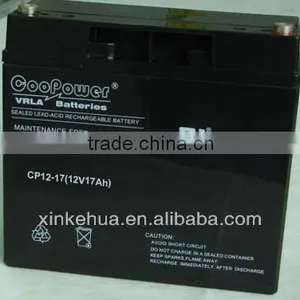 Sealed Lead Acid Battery/Rechargeable Battery/UPS Battery/Solar Battery/12V 17ah thumbnail-1