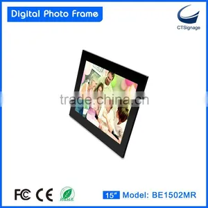 15 Inch Digital Photo Frame BE1501MR Support Photo/ Music/video Playback thumbnail-1