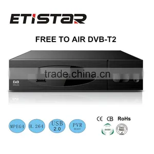 DVB-T2 With H.264 MPEG4 7day EPG USB for PVR TIMESHIFT SOFTWARE UPDATE MEDIA PLAYBACK FREE TO SET TOP BOX thumbnail-1