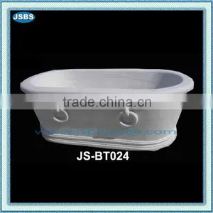 Western Style Home Usage Marble Small Freestanding Bathtub thumbnail-1