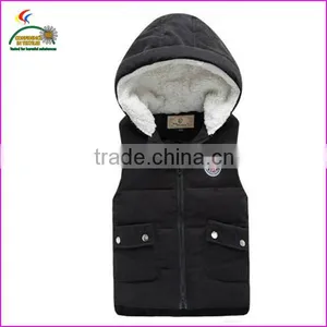 Black Down Vest Women thumbnail-1