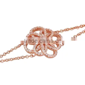 CYW Silver 925 Rose Gold Bracelet China Wholesale Fashionable Lady Jewelry thumbnail-2