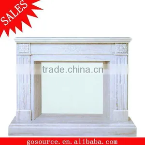 Marble Stone Wall Mounted Fireplace thumbnail-1