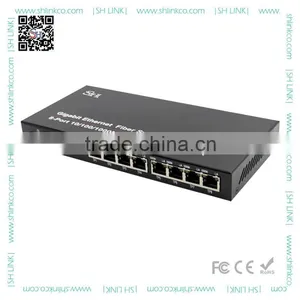 Factory Supply Nice Price 9 Ports 10/100/1000M Fibre Optic Ethernet Switch thumbnail-1