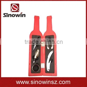 Hot Sale 5 Pieces Set Glass Shaped Wine Accessories thumbnail-6