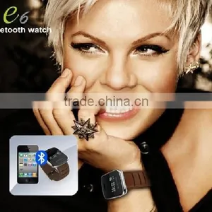 2015 Hot Selling Leather Strap Cheap Smart Watch and Phone thumbnail-1