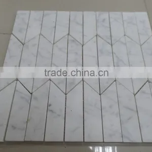 High Quality Polished Calacatta Marble Mosaic WithCompetitive Prices and Wall Mosaic thumbnail-4